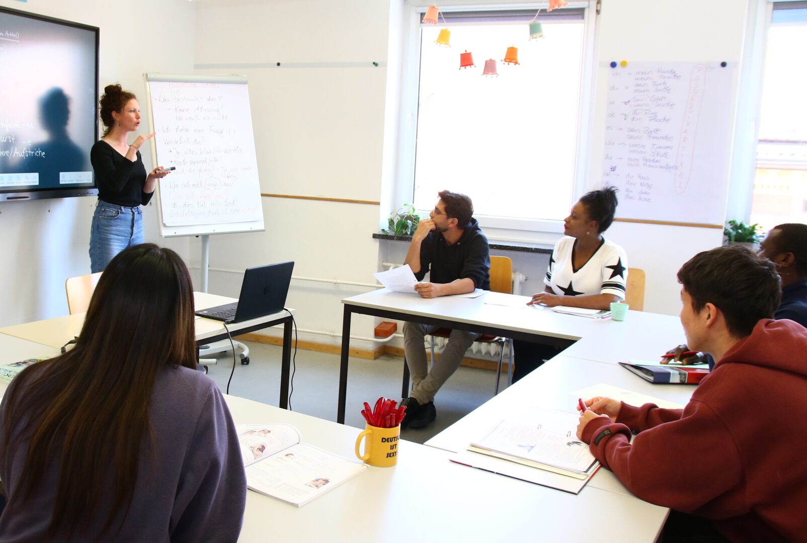 German Language Classroom in Hisar - Interactive Learning Environment